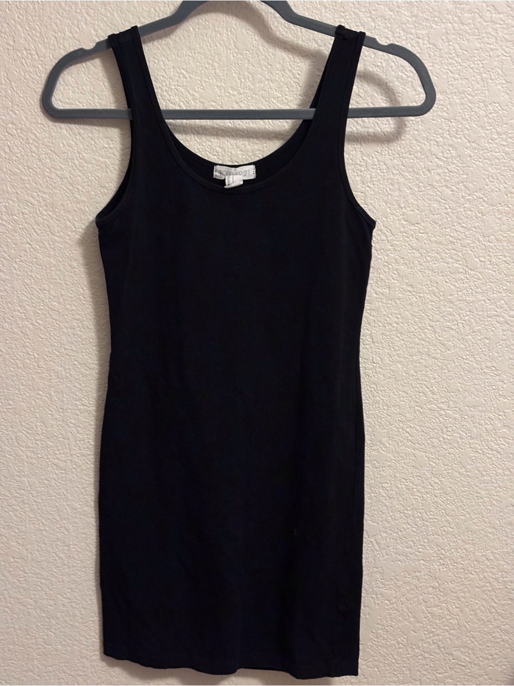 Forever 21 Black Tank Bodycon Dress